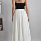 Marissa Bubble Hem Poufy Long Maxi Skirt