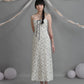 Blossom Anya Lace Ribbon Padded Maxi Dress