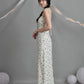 Blossom Anya Lace Ribbon Padded Maxi Dress