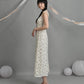 Blossom Anya Lace Ribbon Padded Maxi Dress