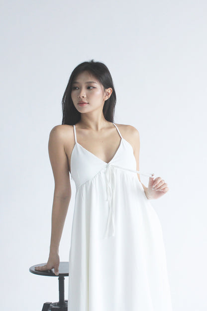 Paige Babydoll Maxi Padded Dress