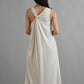 Athena Draped Two-Way Linen Dress