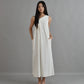 Athena Draped Two-Way Linen Dress