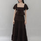 Eden Long Tiered Lace Skirt
