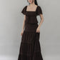 Eden Long Tiered Lace Skirt