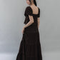 Eden Long Tiered Lace Skirt