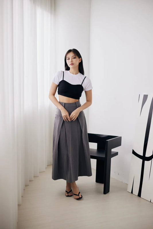 Alyna Two-Way Pleated Skirt