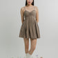 Poppy Pleated Short Dress