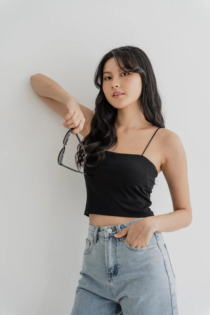 Mia Padded Cropped Cami Top