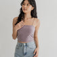 Mia Padded Cropped Cami Top