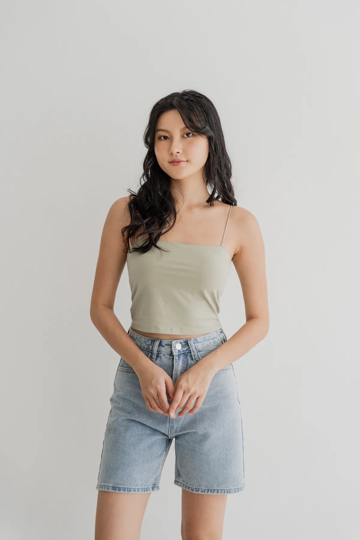 Mia Padded Cropped Cami Top