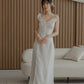 NICOLECHANGMIN x LIKKA Delphine Dress in Oat