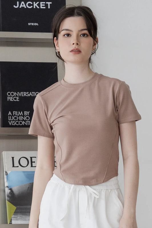 Claire Contoured Basic Baby Tee
