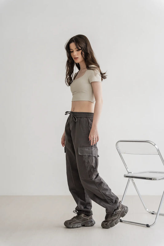 Kali Drawstring Cargo Pants