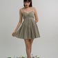 Poppy Pleated Short Dress