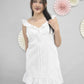Adelle Ruffle Ribbon Mini Dress