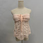 Nelly Ruffled Halter Tie Top