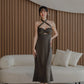 NICOLECHANGMIN x LIKKA Arista Dress in Pewter