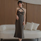 NICOLECHANGMIN x LIKKA Arista Dress in Pewter