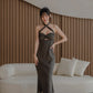 NICOLECHANGMIN x LIKKA Arista Dress in Pewter