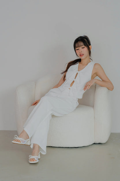 NICOLECHANGMIN x LIKKA Brei Set in White