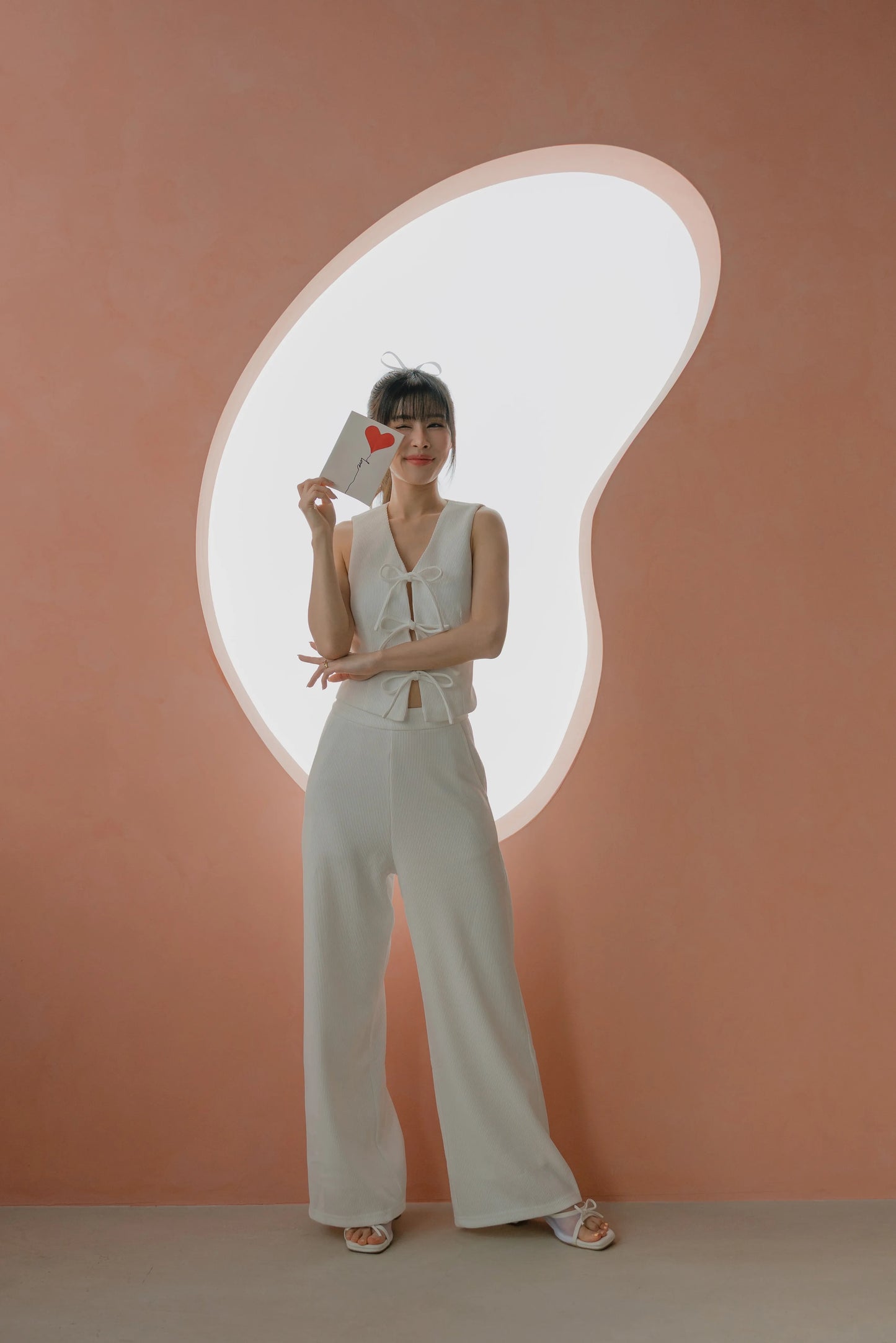 NICOLECHANGMIN x LIKKA Brei Pants in White (Pants only)