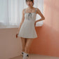 NICOLECHANGMIN x LIKKA Colette Romper Dress in White