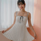 NICOLECHANGMIN x LIKKA Colette Romper Dress in White