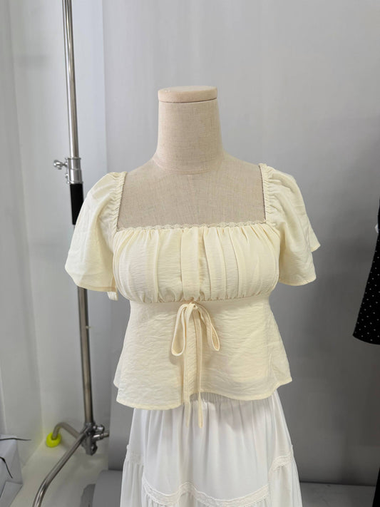 *PRELAUNCH* Kiara Flutter Sleeves Padded Babydoll Top