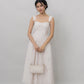 Elora Ribbon Tie Padded Maxi Dress