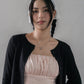 Mindy Flower Button Cardigan