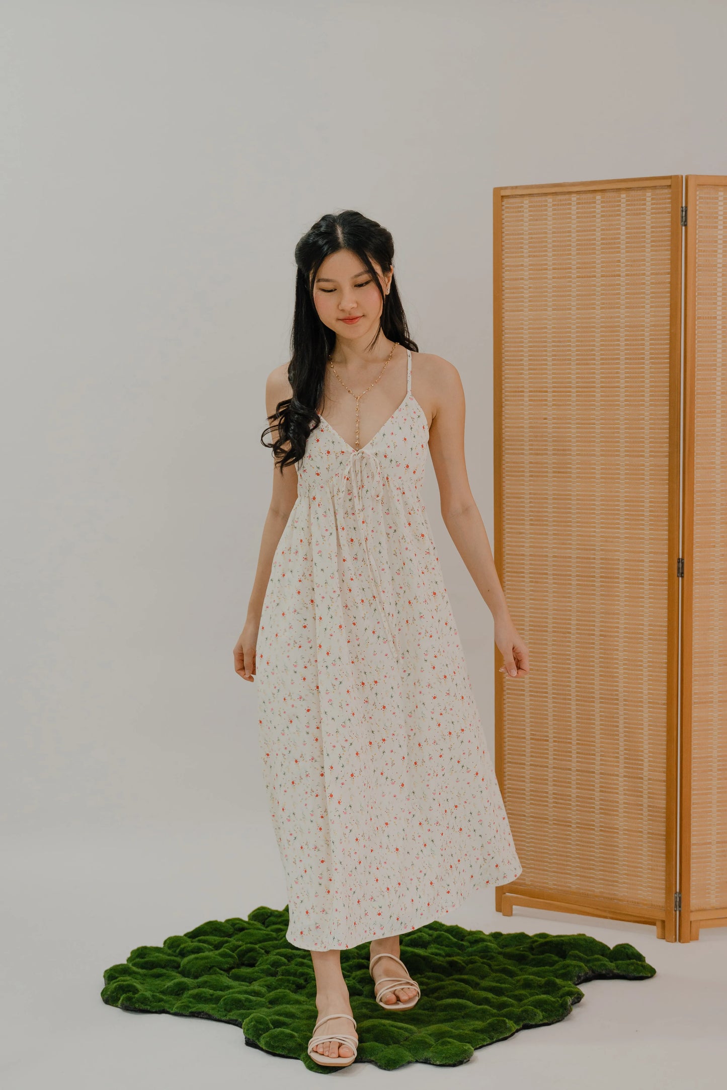 LIKKA x BEUTEA Paige Babydoll Maxi Padded Dress