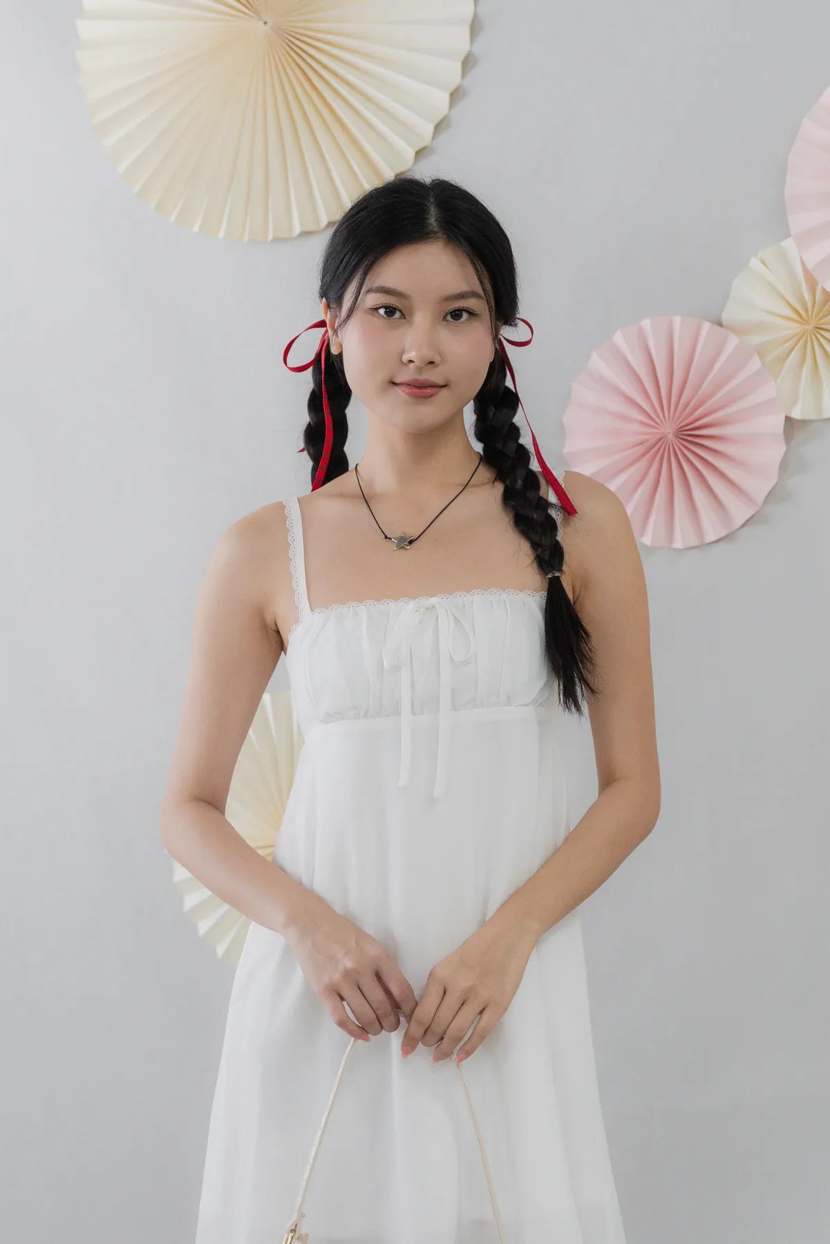 Kaia Padded Mini Babydoll Dress