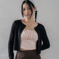 Mindy Flower Button Cardigan