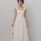 Elora Ribbon Tie Padded Maxi Dress