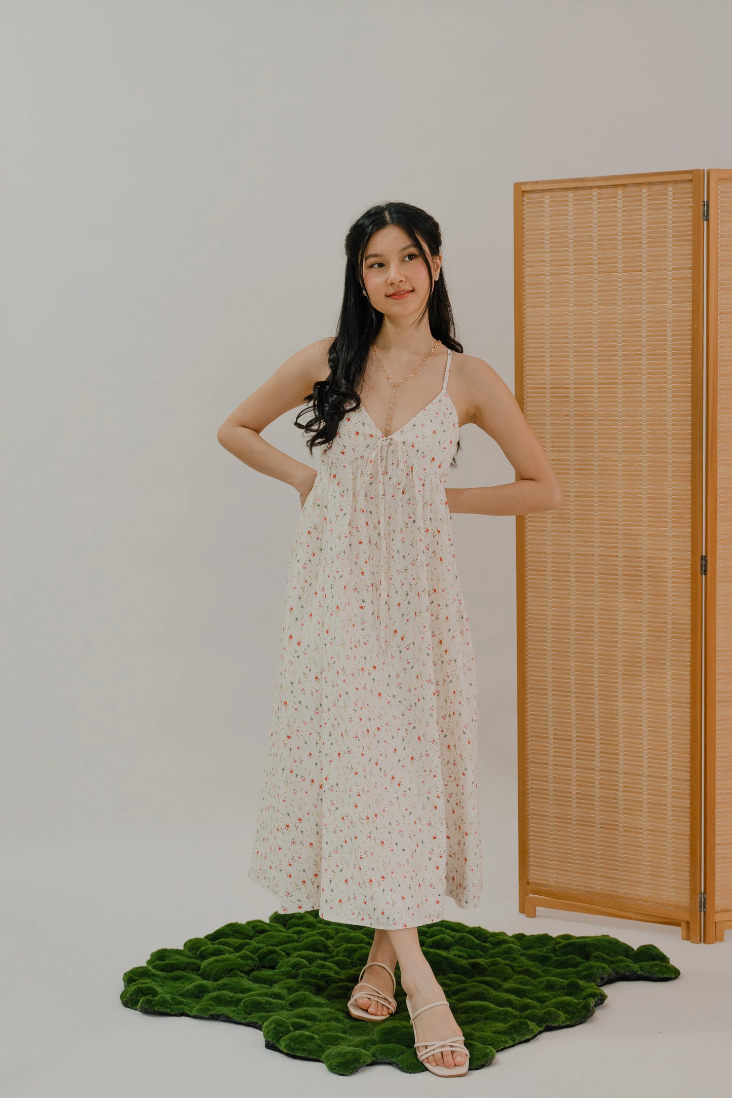 LIKKA x BEUTEA Paige Babydoll Maxi Padded Dress