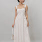 Elora Ribbon Tie Padded Maxi Dress