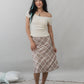 Valerie Pointelle Off Shoulder Short Sleeve Top