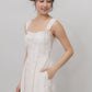 Elora Ribbon Tie Padded Maxi Dress