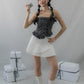 (PREORDER) Denise Distressed Padded Tube Top
