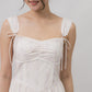 Elora Ribbon Tie Padded Maxi Dress