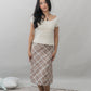 Valerie Pointelle Off Shoulder Short Sleeve Top
