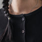 Mindy Flower Button Cardigan
