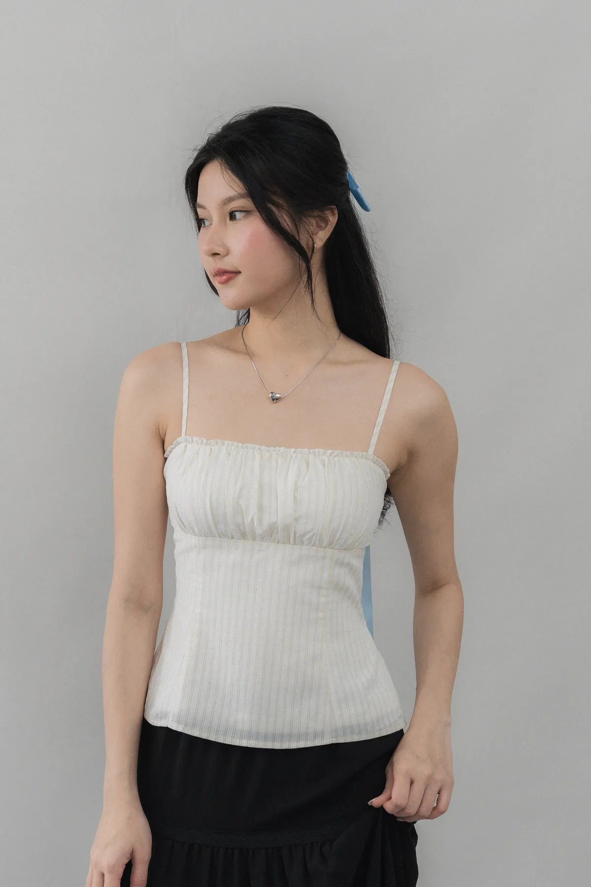 Steffi Gingham Strappy Padded Top