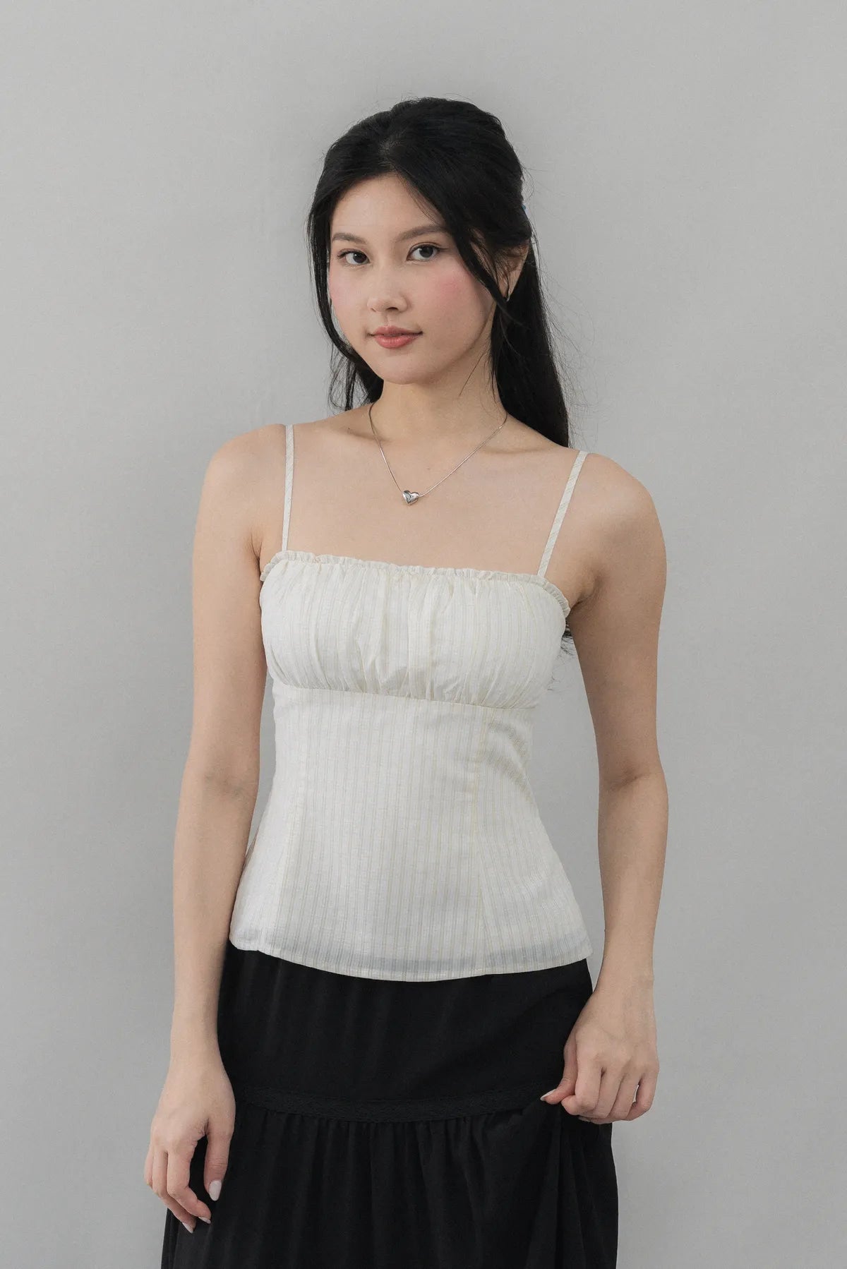 Steffi Gingham Strappy Padded Top