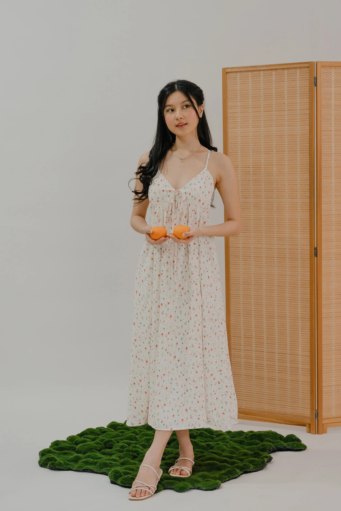 LIKKA x BEUTEA Paige Babydoll Maxi Padded Dress