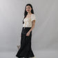 Eden Long Tiered Lace Skirt
