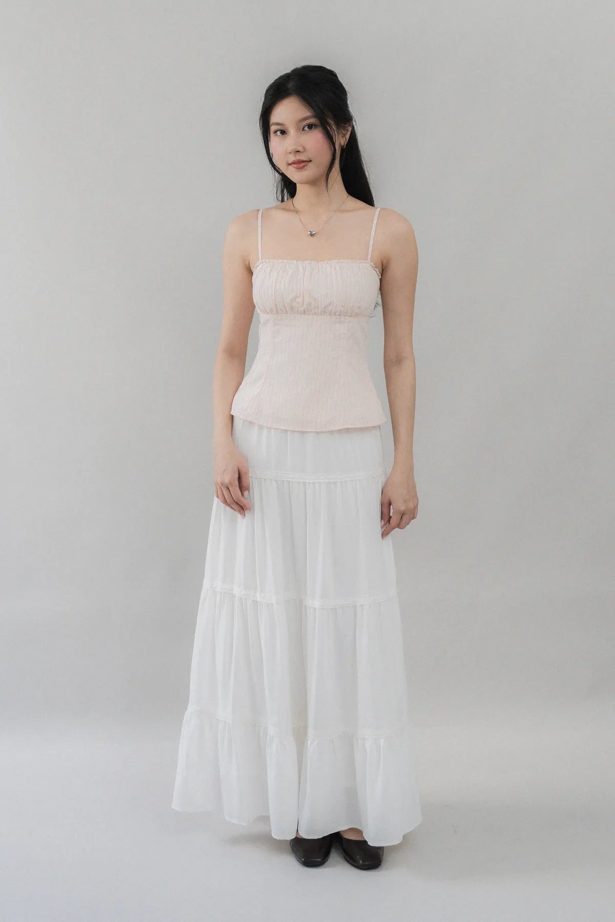 Steffi Gingham Strappy Padded Top