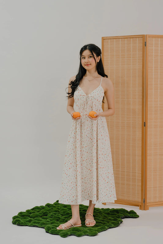 LIKKA x BEUTEA Paige Babydoll Maxi Padded Dress