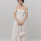 Elora Ribbon Tie Padded Maxi Dress